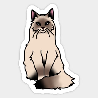 Fluffy Kitty Sticker